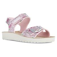 Geox J Costarei Gi J15eab0 sandalen voor meisjes, wit, roze, 39 EU