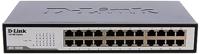 D-Link DES-1024D Fast Ethernet Switch met 24 poorten (10/100 Mbps, tot 200 Mbit/s in full-duplex modus)