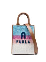 Furla sac cabas à logo imprimé - Bleu