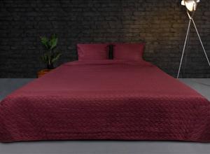 Zydante Home - Bedsprei 220x240 cm - Bordeaux Rood