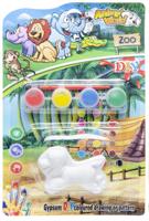 LG Imports schilderset Hond junior wit 6 delig