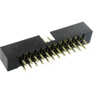 TRU COMPONENTS 1589706 Pinconnector Zonder uitwerphendel Rastermaat: 2 mm Totaal aantal polen: 14 Aantal rijen: 2 1 stuk(s)