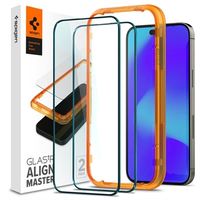 Spigen ALM Glas.tR iPhone 14 Pro Glazen Screenprotector - 2 St. - thumbnail