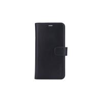 Radicover - Radiationprotected Mobilewallet Leather iPhone 12 Mini Exclusive 2in1 Magnetcover - Black