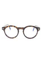 TOM FORD Eyewear lunettes de vue à monture pantos - Marron - thumbnail