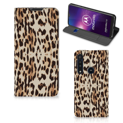 Motorola One Macro Hoesje maken Leopard