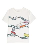 Stella McCartney Kids t-shirt en coton à imprimé graphique - Blanc - thumbnail