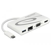 DeLOCK DeLOCK USB-C 3.1 > HDMI + VGA + LAN + USB