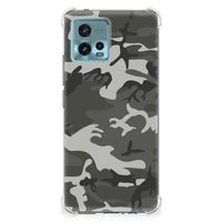 Motorola Moto G72 Doorzichtige Silicone Hoesje Army Light