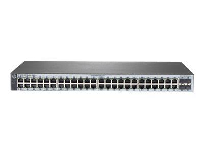 HPE 1820-48G-PoE+ (370W) - Switch - Beheerd - 24 x 101001000 + 4 x Fast EthernetGigabit SFP + 24 x 101001000 (PoE+) - desktop, rack-uitvoering - PoE+ (370 W) HPE 1820-48G-PoE+ (370W) - Switch - Beheerd - 24 x 101001000 + 4 x Fast EthernetGigabit SFP + 24 x 101001000 (PoE+) - desktop, rack-uitvoering - PoE+ (370 W)