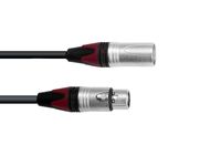 PSSO DMX cable XLR COL 3pin 10m bk Neutrik