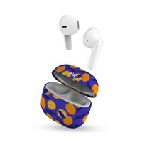 T'nB - Draadloze hoofdtelefoon, exclusieve collectie, batterijduur van 15 uur, modieus design, touch-bediening voor volumeregeling - blauw/geel