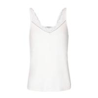 Morgan top met kant ecru