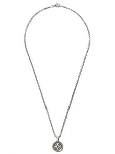 David Yurman pendentif en argent sterling Maritime Compass serti de diamants