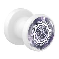 Tunnel met Mandala-design Acryl Tunnels & Plugs