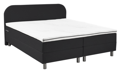 MavitaSleep Rond Boxspring Zwart 120 x 200 cm