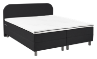 MavitaSleep Rond Boxspring Zwart 120 x 200 cm