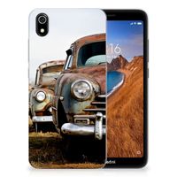 Xiaomi Redmi 7A Siliconen Hoesje met foto Vintage Auto