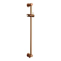 Brauer Copper Edition complete inbouw regendouche met staafhanddouche, gebogen wandarm, glijstang en hoofddouche 30cm set 40 koper geborsteld PVD