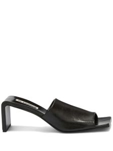 Jil Sander sandales à bout ouvert - Noir