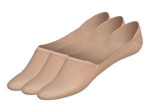 esmara 3 paar sneakersokken  (35-38, Beige, Mid-Cut)