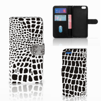 Apple iPhone 6 Plus | 6s Plus Telefoonhoesje met Pasjes Slangenprint