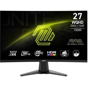 MSI MAG 27CQ6F computer monitor 68,6 cm (27") 2560 x 1440 Pixels Quad HD LCD Zwart