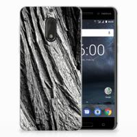 Bumper Hoesje Nokia 6 Boomschors Grijs