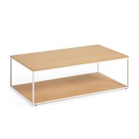 Kave Home Salontafel Yoana Eikenhout, 110 x 60cm - Bruin - Vierkant