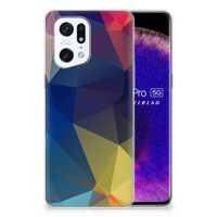 OPPO Find X5 Pro TPU Hoesje Polygon Dark - thumbnail