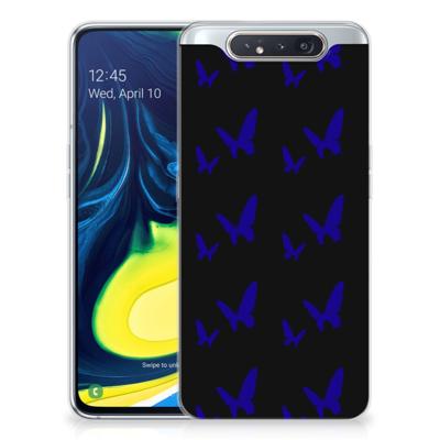 Samsung Galaxy A80 TPU bumper Vlinder Patroon