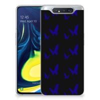 Samsung Galaxy A80 TPU bumper Vlinder Patroon