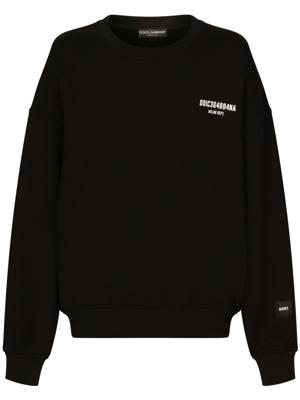 Dolce & Gabbana DGVIB3 Sweater met logoprint - Zwart