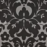 DUTCH WALLCOVERINGS Behang medallion zwart en zilver 6811-7