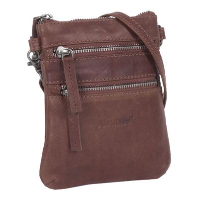 Justified Schoudertasje/Heuptas Halsey Bruin