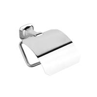 Toiletrolhouder Sapho Aida 13.5x14 cm met Klep Chroom Sapho - thumbnail