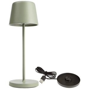 Deko Light 620203 Canis Mini Tafellamp voor buiten 2.3 W Warmwit Grijs-groen