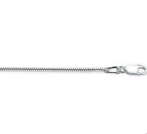 Ketting slangschakel zilver 1,4 mm x 40 cm