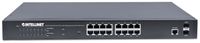 Intellinet 561341 netwerk-switch Managed L2+ Gigabit Ethernet (10/100/1000) Power over Ethernet (PoE) 1U Zwart - thumbnail