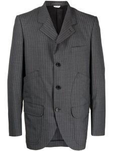 Comme des Garçons Homme Deux blazer rayé à simple boutonnage - Gris