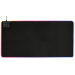 Deltaco DMP330 RGB Gaming Mousepad XL met Draadloze lader - 10W