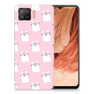 OPPO A73 4G TPU Hoesje Sleeping Cats