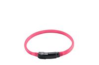 Lichtgevende Kattenhalsband Yukon Roze