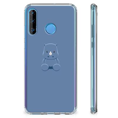 Huawei P30 Lite Stevig Bumper Hoesje Baby Rhino Huawei P30 Lite Stevig Bumper Hoesje Baby Rhino