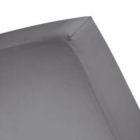 Cinderella Morning hoeslaken 160x200/210cmflanel antraciet (tot 30cm)