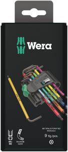 Wera Inbussleutelset TORX 967/9 TX BO Multicolour 1 SB schroevendraaier 9-delig, TORX T8 tot T40