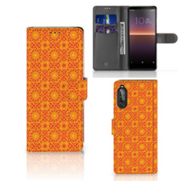 Sony Xperia 10 II Telefoon Hoesje Batik Oranje - thumbnail