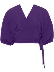 ERES blouse croisée Nina crop - Violet