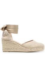 Castañer espadrilles compensées à lacets - Tons neutres - thumbnail