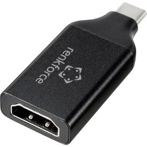 Renkforce RF-4600986 USB-C / HDMI Adapter [1x USB-C stekker - 1x HDMI-bus] Zwart